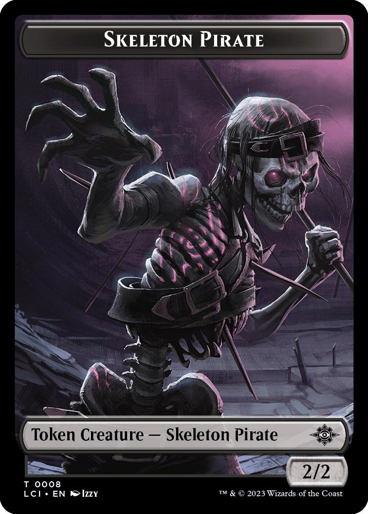 Skeleton Pirate Token (8) (The Lost Caverns of Ixalan)