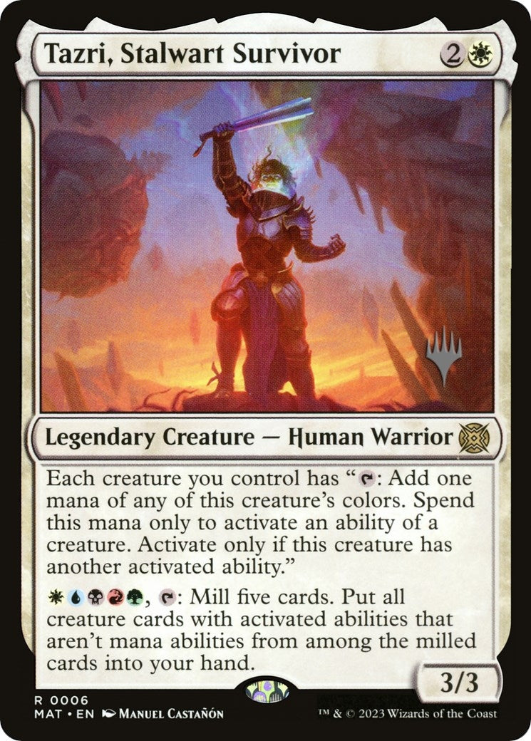 Tazri, Stalwart Survivor (6) (Promo Pack: The Lost Caverns of Ixalan)
