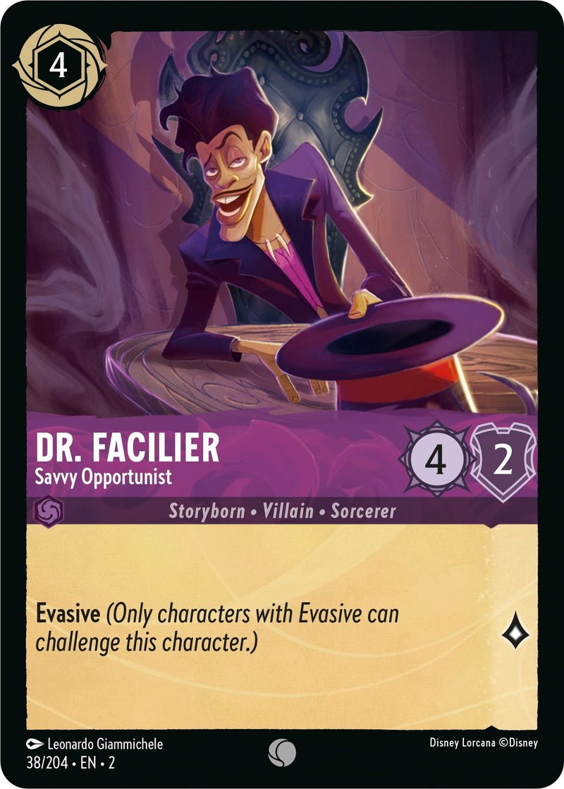 Dr. Facilier - Savvy Opportunist (38/204) (Rise of the Floodborn)
