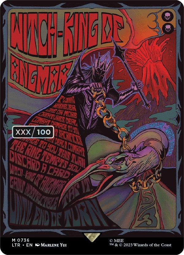 Witch-king of Angmar (Borderless Poster) (Serial Numbered) (736) (Universes Beyond: The Lord of the Rings: Tales of Middle-earth)