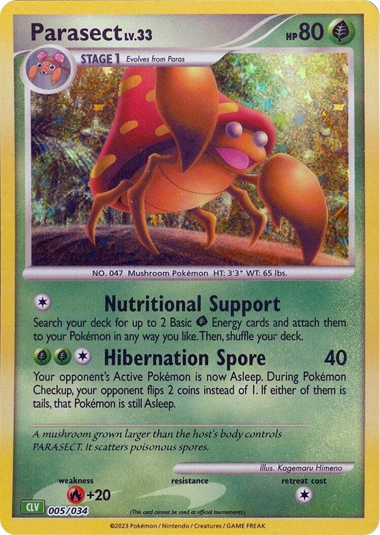 Image for Parasect (005/034) (Trading Card Game Classic) - Pokemon