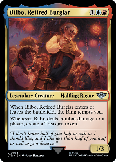 Bilbo, Retired Burglar (196) (Universes Beyond: The Lord of the Rings: Tales of Middle-earth)