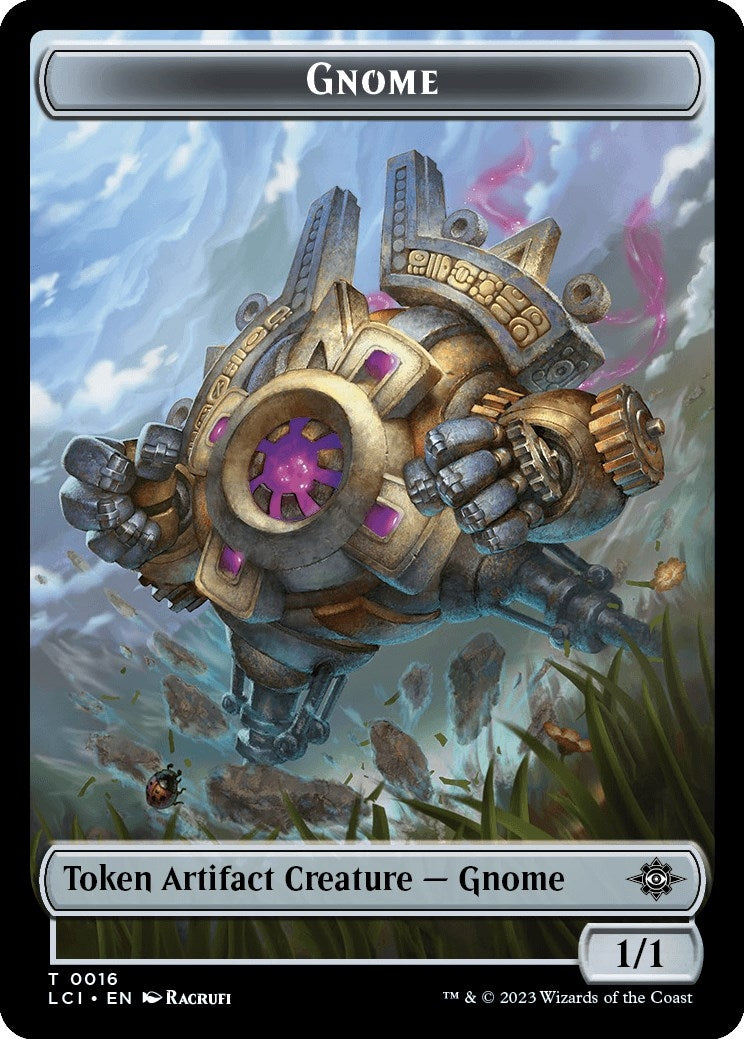 Gnome // Bat Double-Sided Token (16 // 6) (The Lost Caverns of Ixalan)