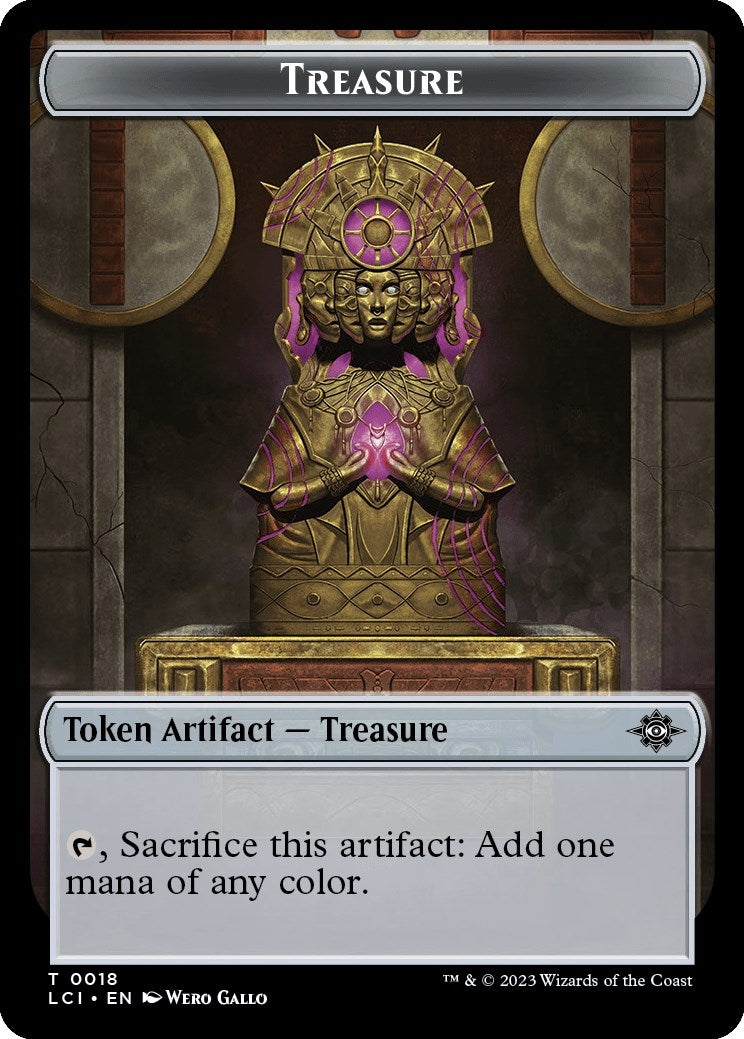Image for Treasure (0018) // Bat Double-Sided Token (18 // 6) - Magic: The Gathering