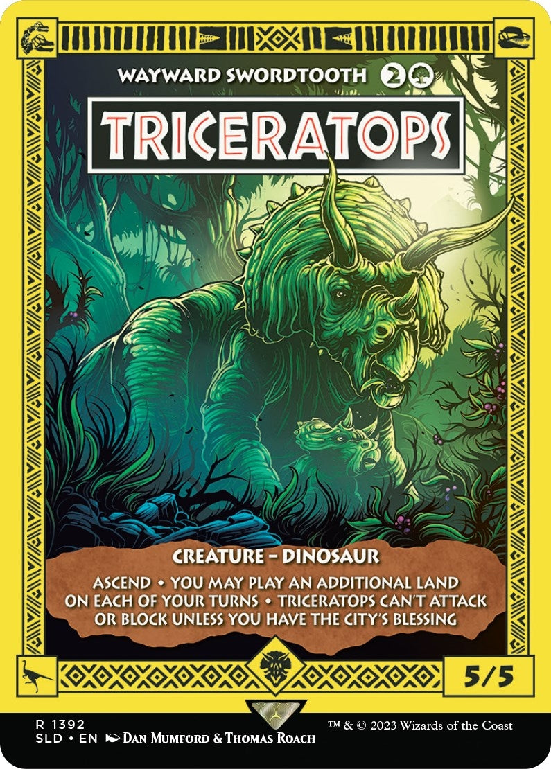 Image for Triceratops - Wayward Swordtooth (1392) - Magic: The Gathering