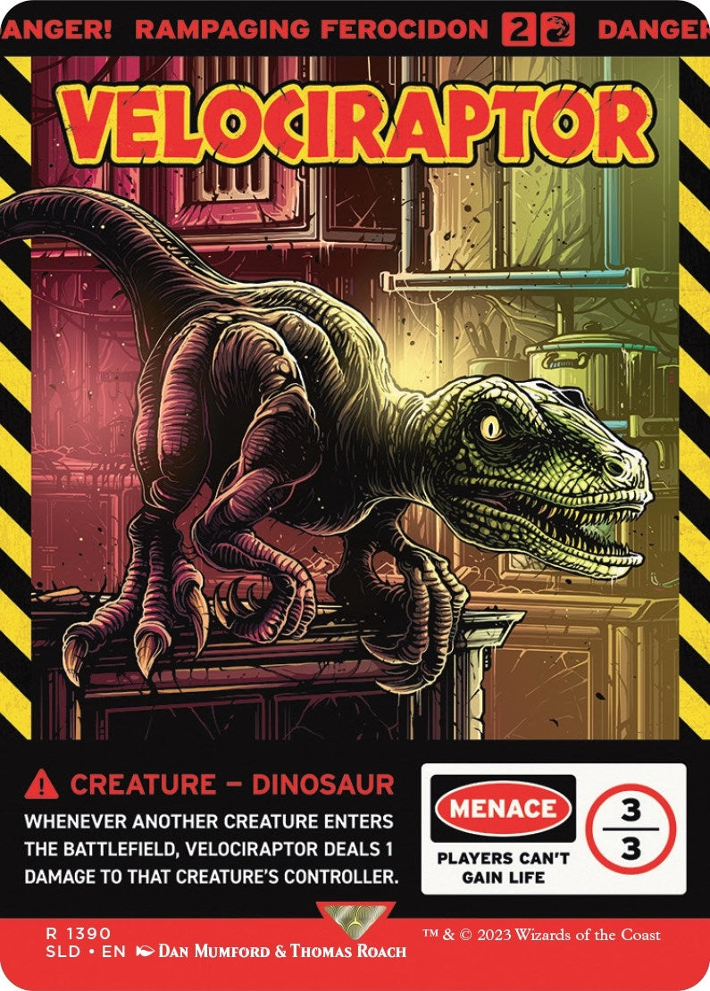 Velociraptor - Rampaging Ferocidon (1390) (Secret Lair Drop Series)