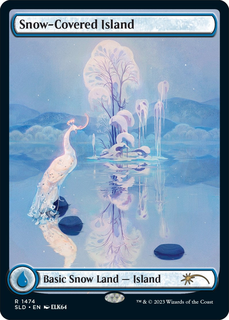 Snow-Covered Island (1474) (1474) (Secret Lair Drop Series)