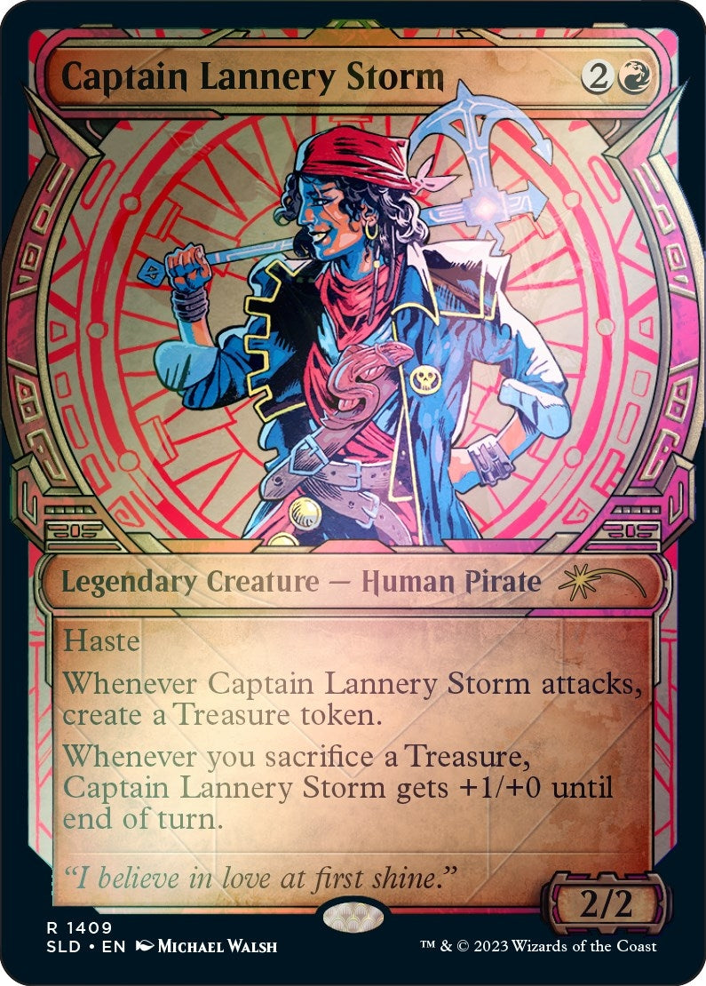 Captain Lannery Storm (Rainbow Foil) (1409) (Secret Lair Drop Series)