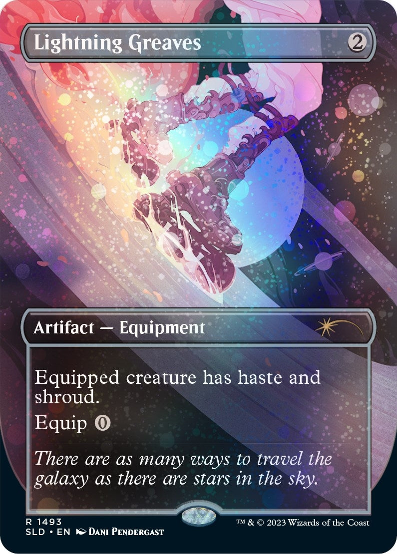 Lightning Greaves (1493) (Galaxy Foil) (1493) (Secret Lair Drop Series)