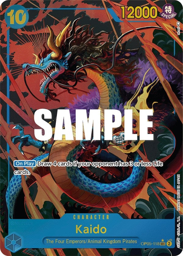 Image for Kaido (118) (Alternate Art) (OP05-118) (Awakening of the New Era) - One Piece Card Game