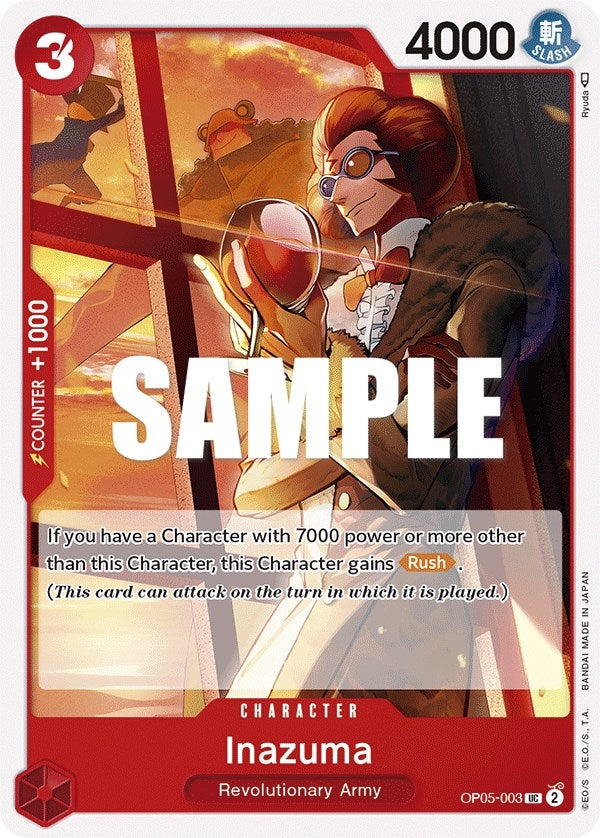 Image for Inazuma (OP05-003) (Awakening of the New Era) - One Piece Card Game