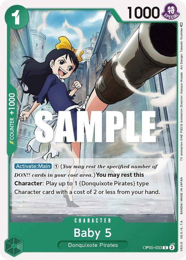 Image for Baby 5 (033) (OP05-033) (Awakening of the New Era) - One Piece Card Game