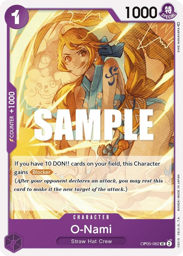 Image for O-Nami (OP05-062) (Awakening of the New Era) - One Piece Card Game