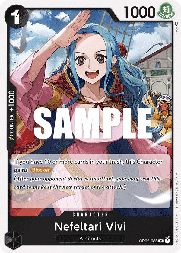 Image for Nefeltari Vivi (OP05-086) (Awakening of the New Era) - One Piece Card Game