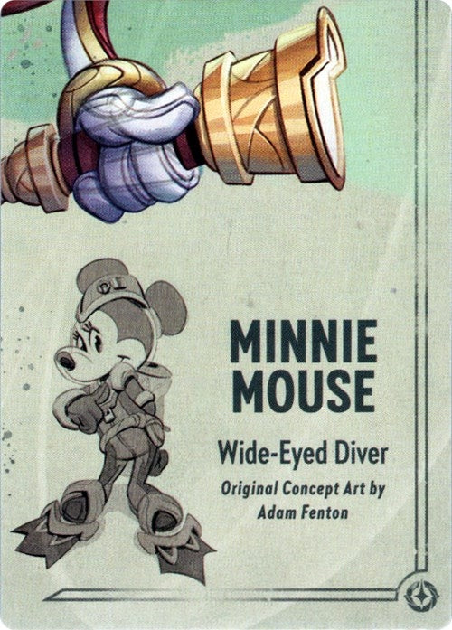 Minnie Mouse - Wide-Eyed Diver Puzzle Insert (Bottom Right) (Rise of the Floodborn)