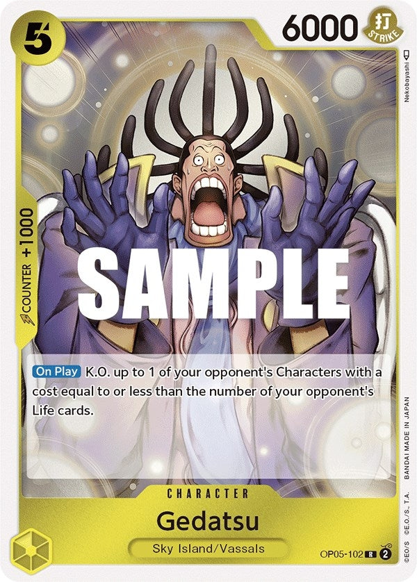 Image for Gedatsu (OP05-102) (Awakening of the New Era) - One Piece Card Game