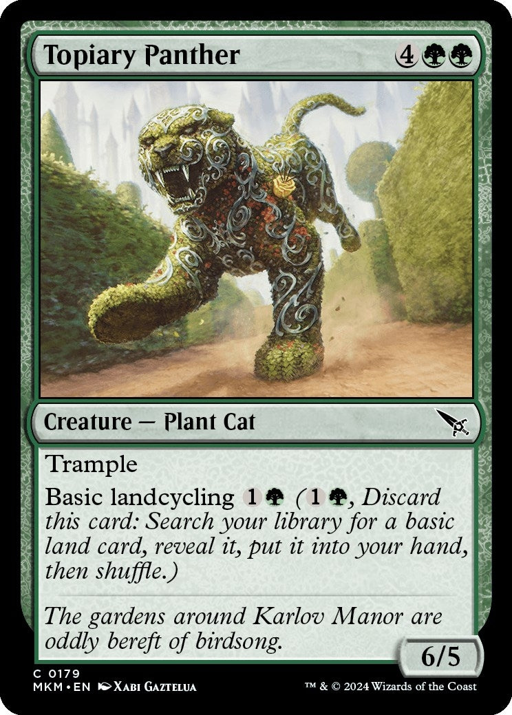 Topiary Panther (179) (Murders at Karlov Manor)