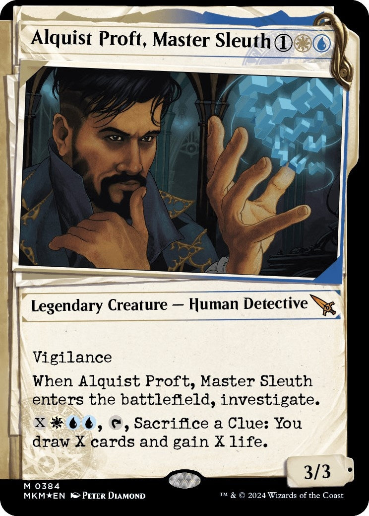 Alquist Proft, Master Sleuth (Showcase) (Invisible Ink) (384) (Murders at Karlov Manor)