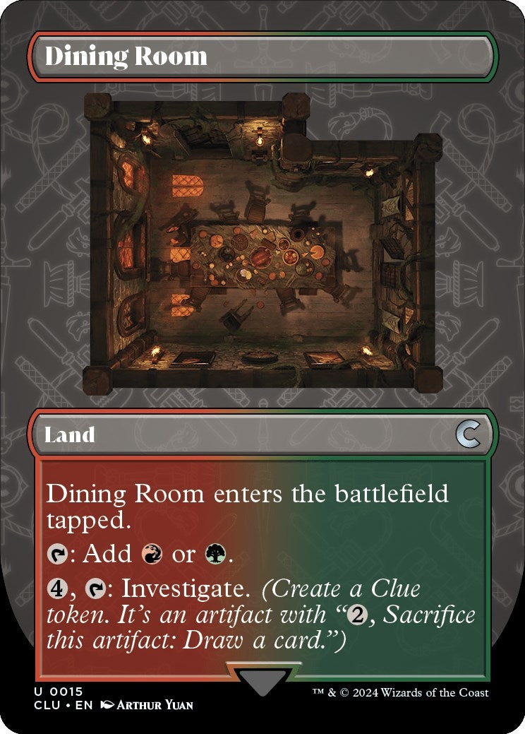 Dining Room (Borderless) (15) (Ravnica: Clue Edition)