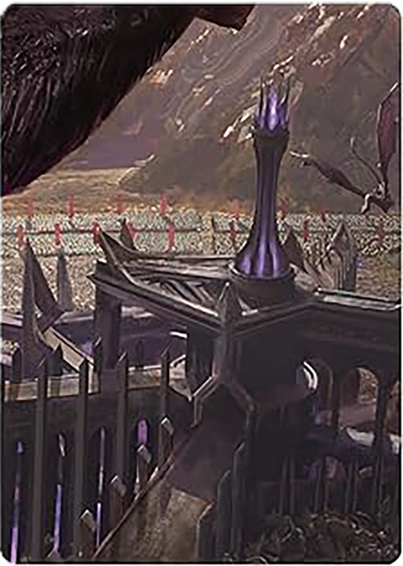 Minas Morgul, Dark Fortress Art Card (24) (Art Series: Universes Beyond: The Lord of the Rings: Tales of Middle-earth)