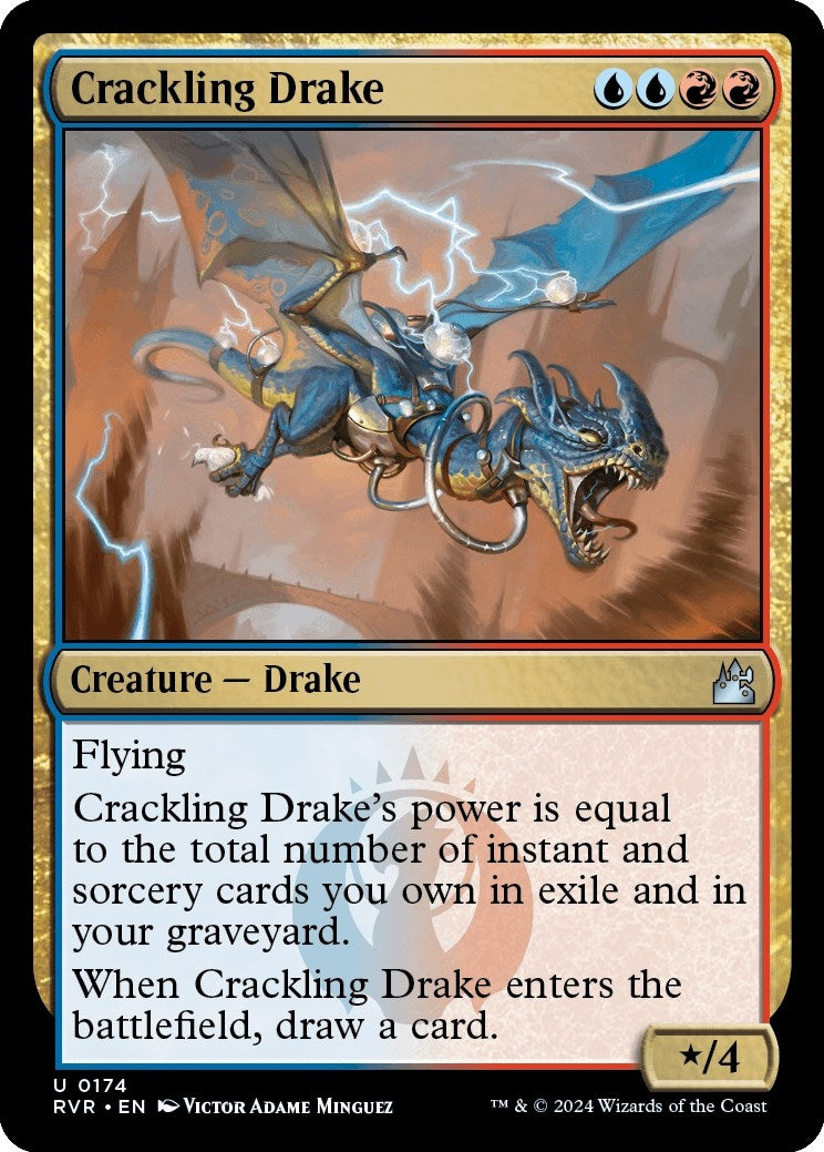 Crackling Drake (174) (Ravnica Remastered)