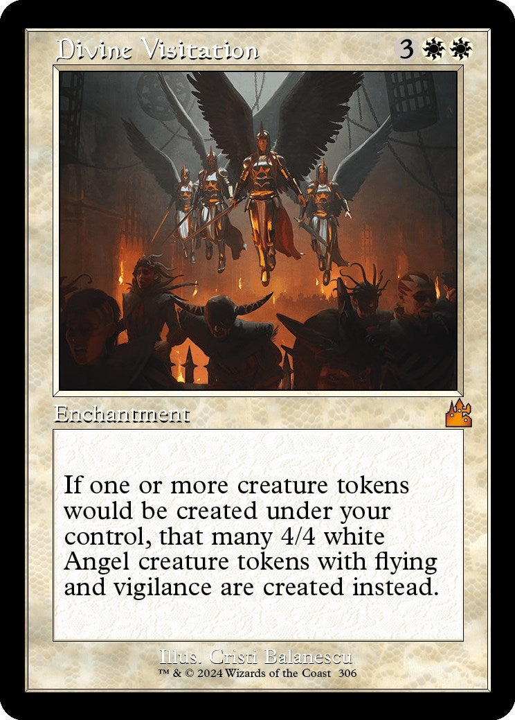 Divine Visitation (Retro Frame) (306) (Ravnica Remastered)