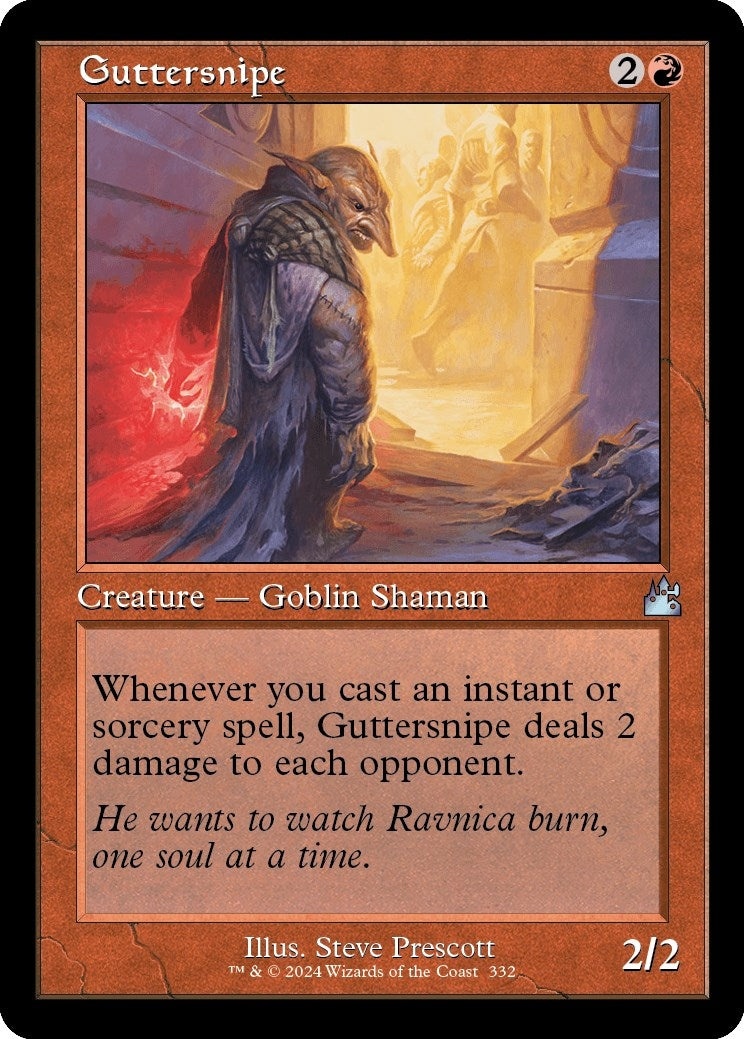 Guttersnipe (Retro Frame) (332) (Ravnica Remastered)