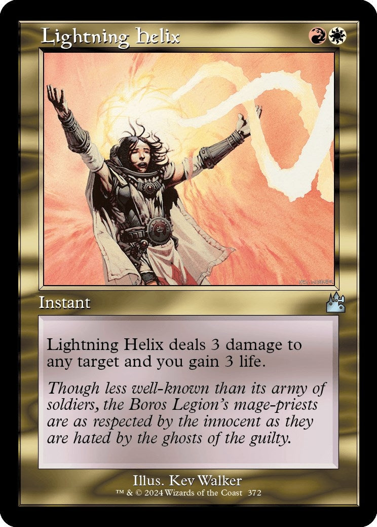 Lightning Helix (Retro Frame) (372) (Ravnica Remastered)