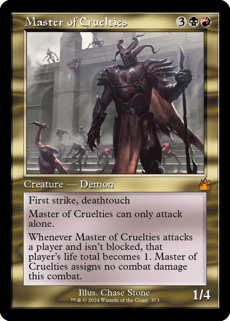 Master of Cruelties (Retro Frame) (373) (Ravnica Remastered)