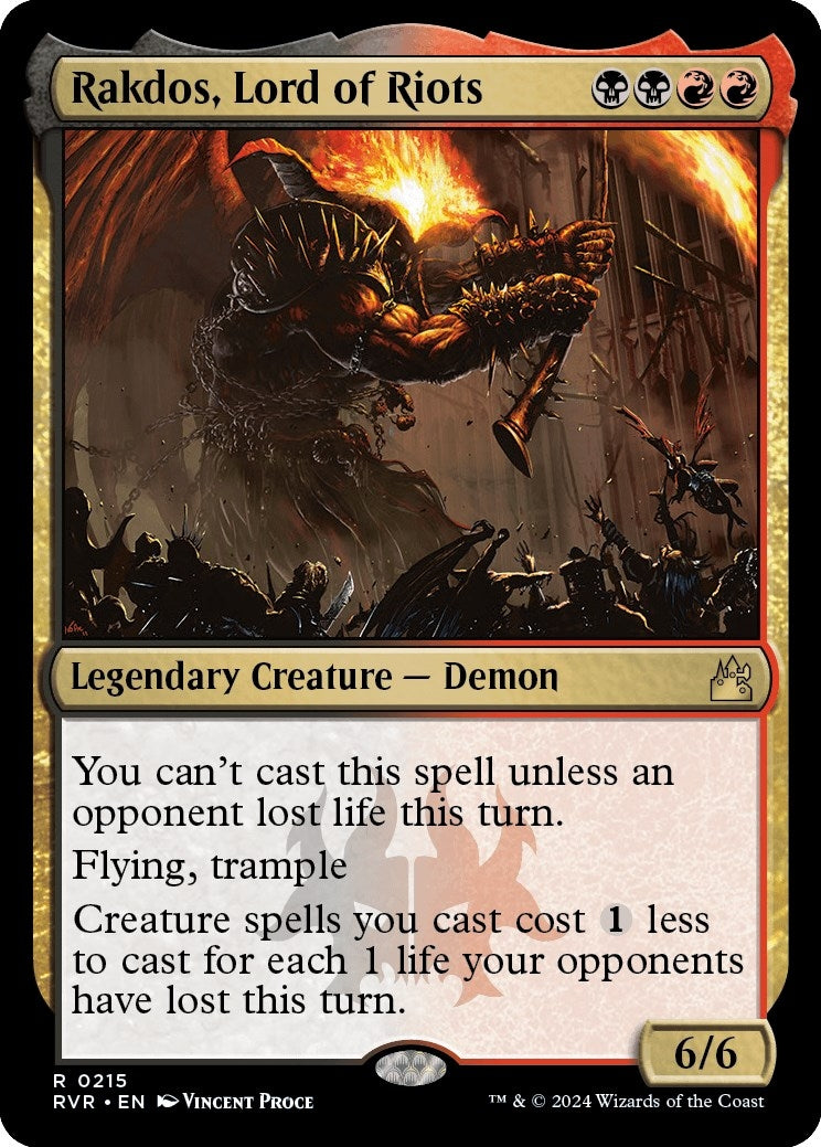 Rakdos, Lord of Riots (215) (Ravnica Remastered)