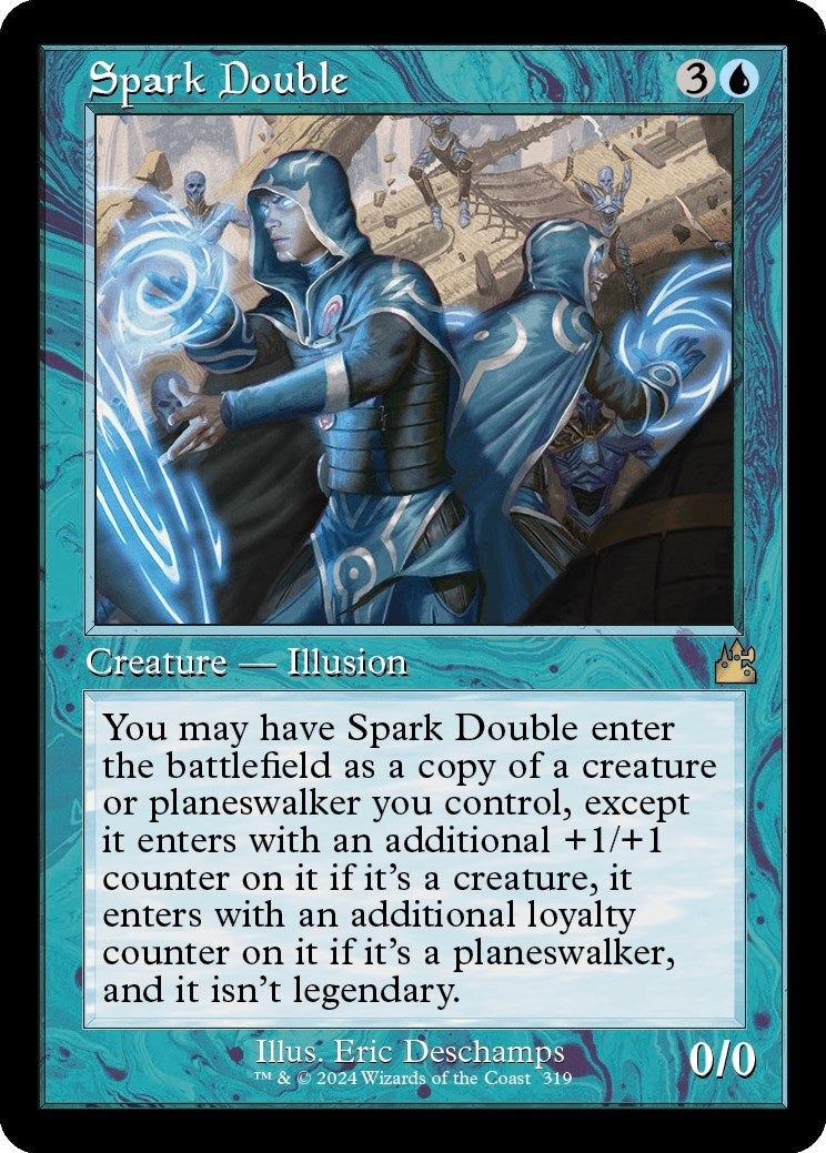 Spark Double (Retro Frame) (319) (Ravnica Remastered)