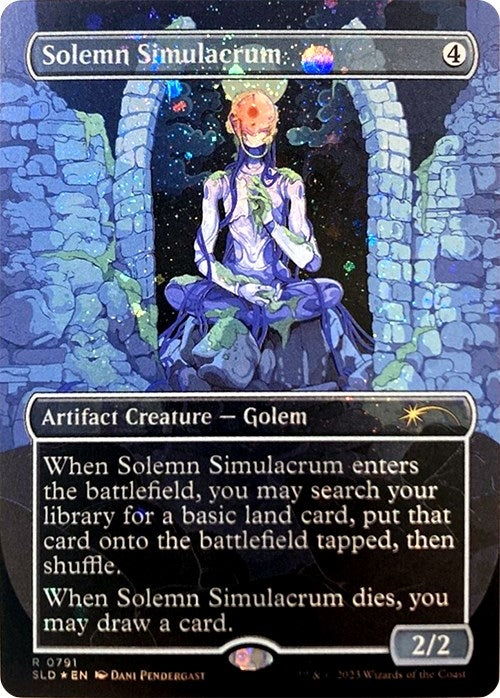 Solemn Simulacrum (0791) (Galaxy Foil) (791) (Secret Lair Drop Series)