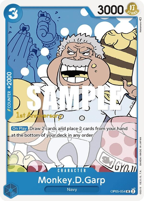 Image for Monkey.D.Garp (OP05-054) (Awakening of the New Era: 1st Anniversary Tournament Cards) - One Piece Card Game