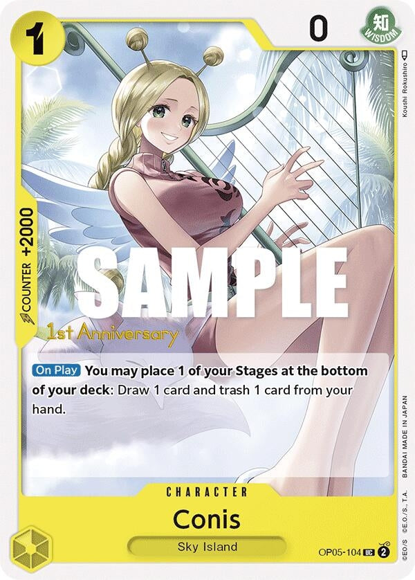 Image for Conis (OP05-104) (Awakening of the New Era: 1st Anniversary Tournament Cards) - One Piece Card Game