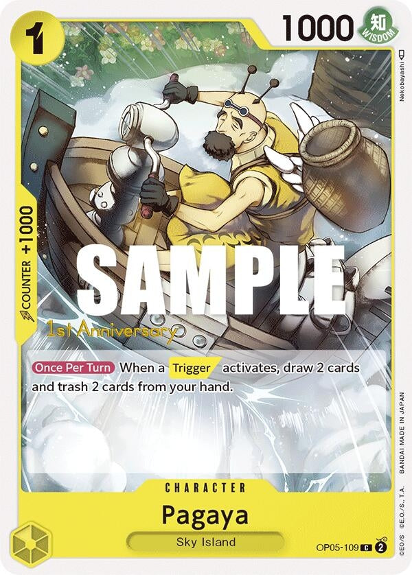 Image for Pagaya (OP05-109) (Awakening of the New Era: 1st Anniversary Tournament Cards) - One Piece Card Game