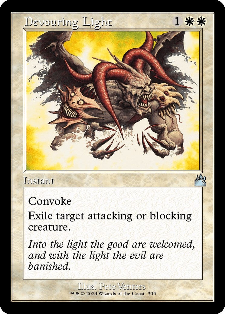 Devouring Light (Retro Frame) (305) (Ravnica Remastered)