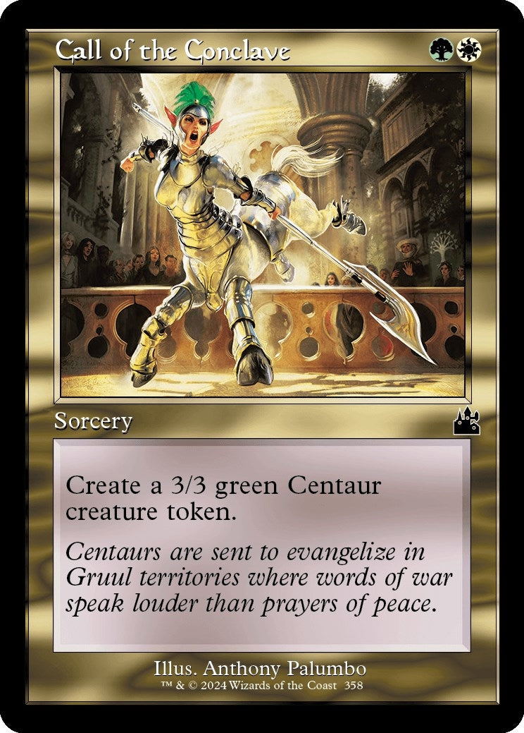 Call of the Conclave (Retro Frame) (358) (Ravnica Remastered)