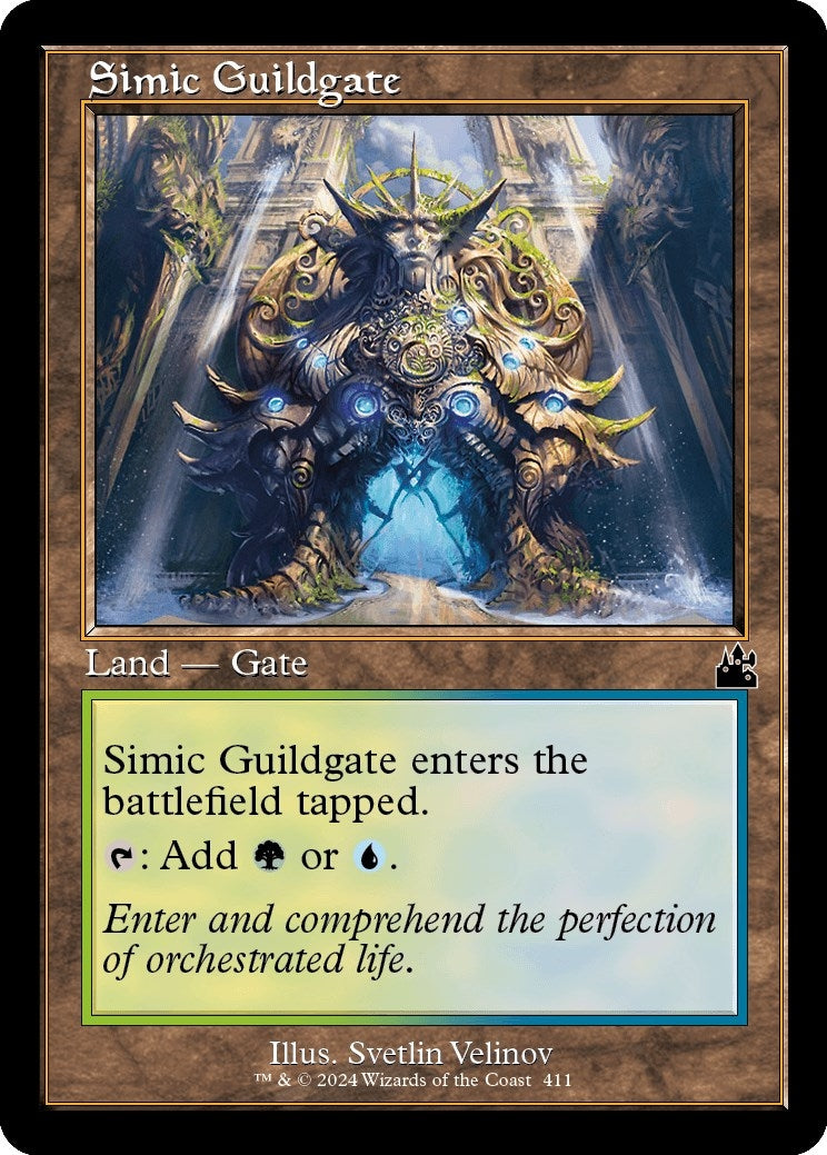 Simic Guildgate (Retro Frame) (411) (Ravnica Remastered)