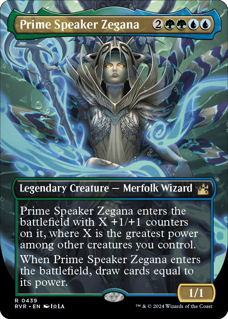 Prime Speaker Zegana (Anime Borderless) (439) (Ravnica Remastered)