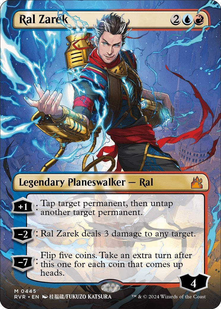 Ral Zarek (Anime Borderless) (445) (Ravnica Remastered)