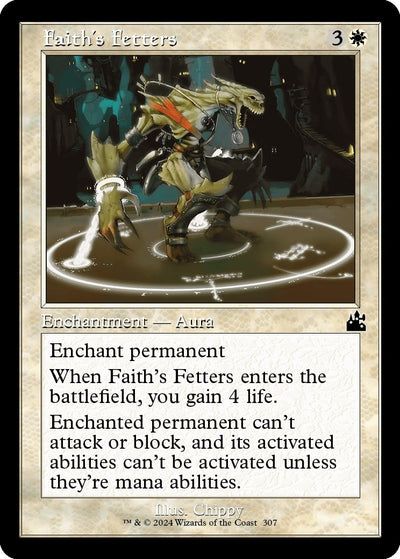 Faith's Fetters (Retro Frame) (307) (Ravnica Remastered)