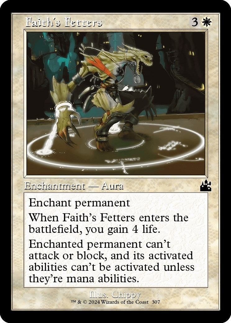 Faith's Fetters (Retro Frame) (307) (Ravnica Remastered)