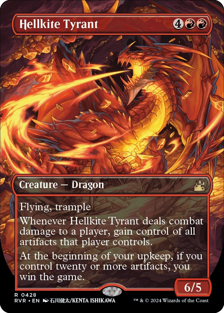 Hellkite Tyrant (Anime Borderless) (428) (Ravnica Remastered)
