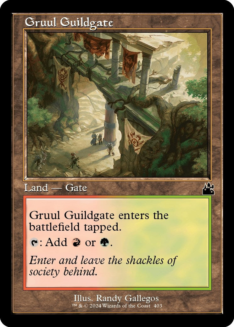 Gruul Guildgate (Retro Frame) (403) (Ravnica Remastered)