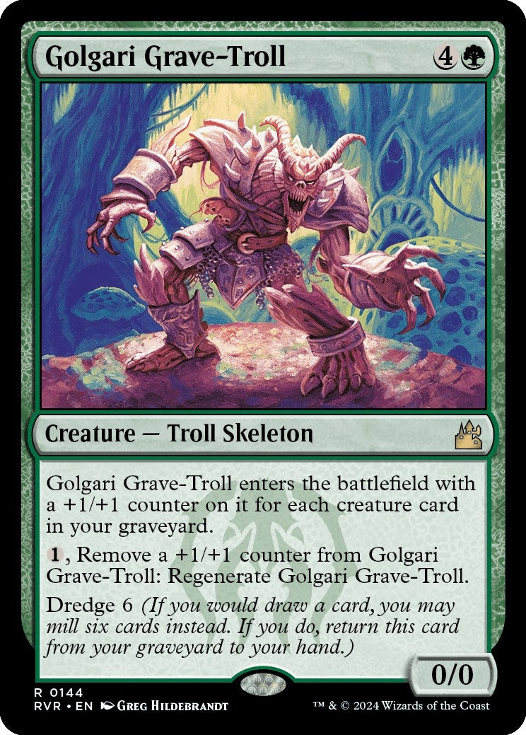 Golgari Grave-Troll (144) (Ravnica Remastered)