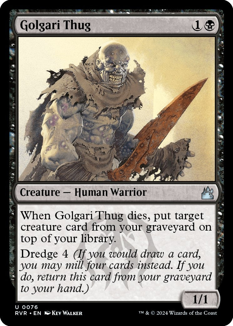 Golgari Thug (76) (Ravnica Remastered)