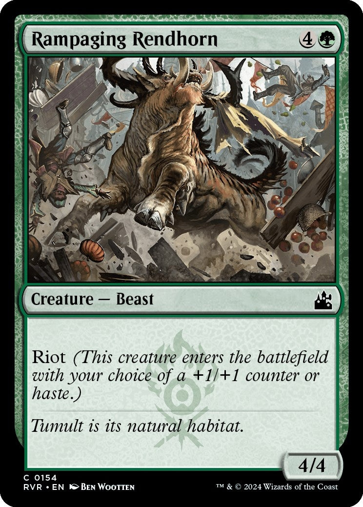 Rampaging Rendhorn (154) (Ravnica Remastered)