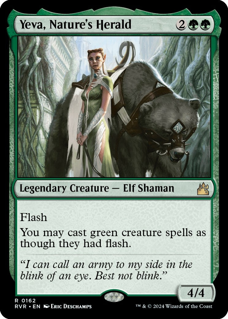 Yeva, Nature's Herald (162) (Ravnica Remastered)
