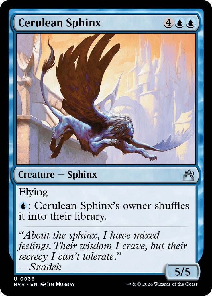 Cerulean Sphinx (36) (Ravnica Remastered)
