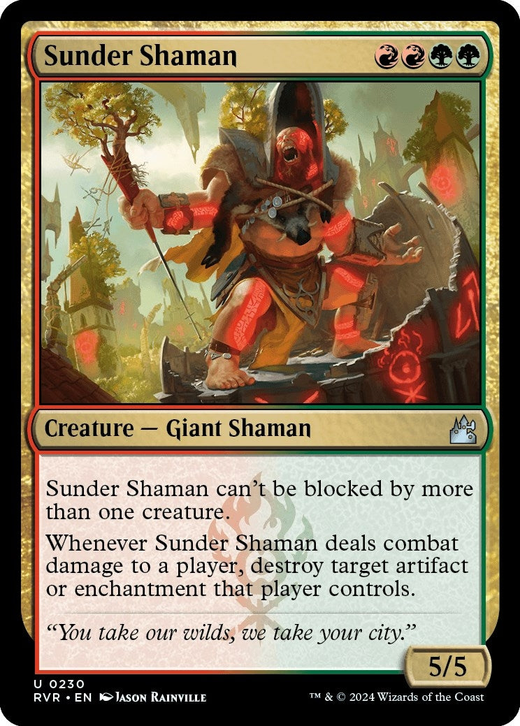 Sunder Shaman (230) (Ravnica Remastered)